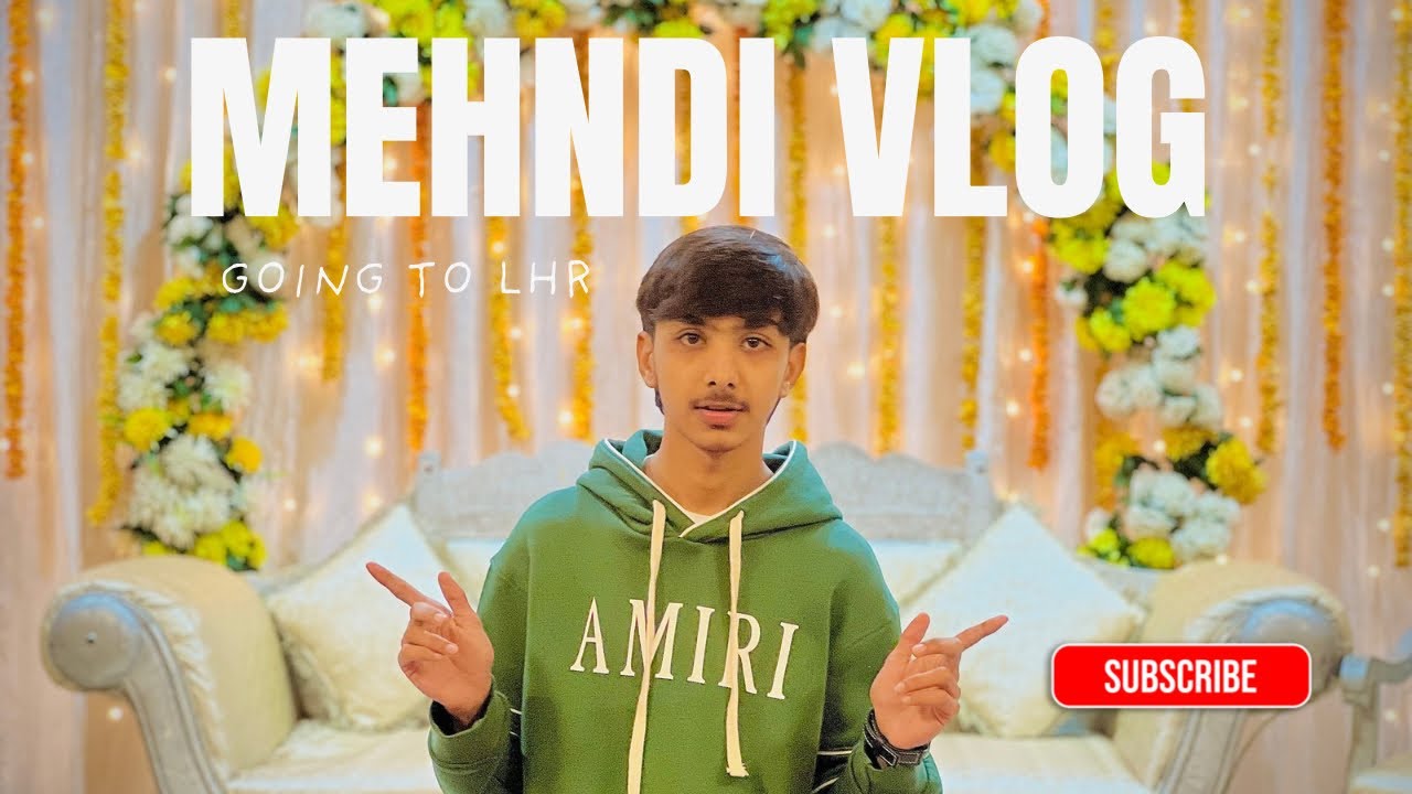 Chachu kawara bhathija ki shadi🤣|mehndi event|vlog