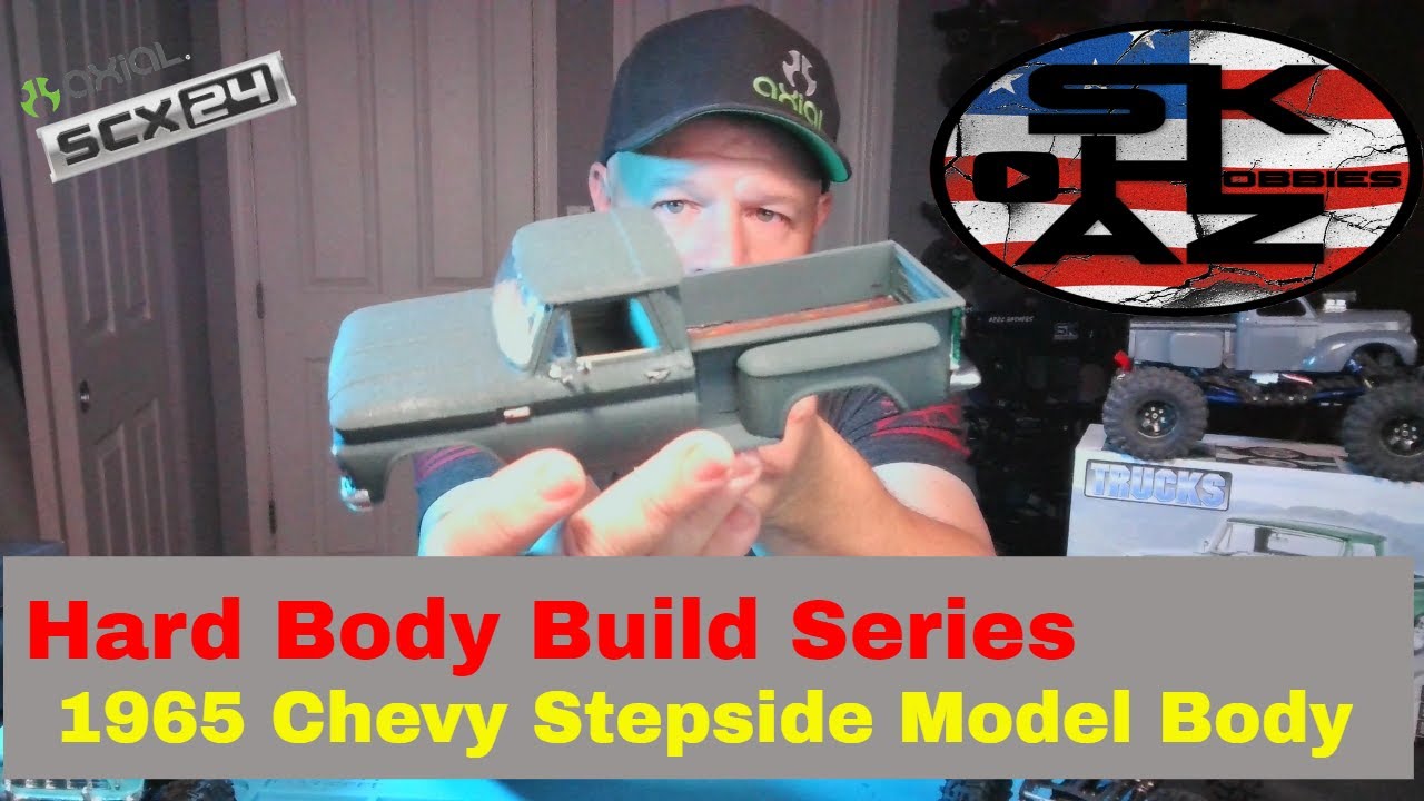 SCX24 Hard Body Build - Green 1965 Chevy Step Side Build - Build Walkthrough - S02E083