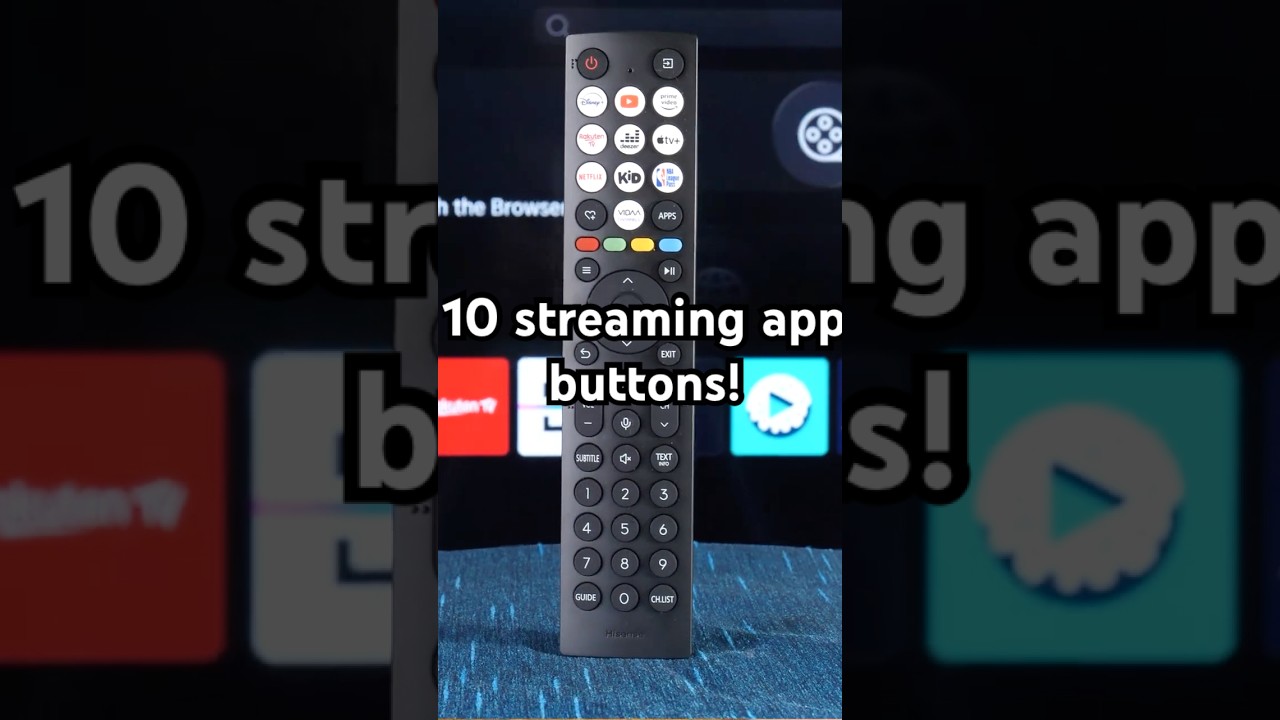 Too many app buttons? Hisense 2024 remote control review