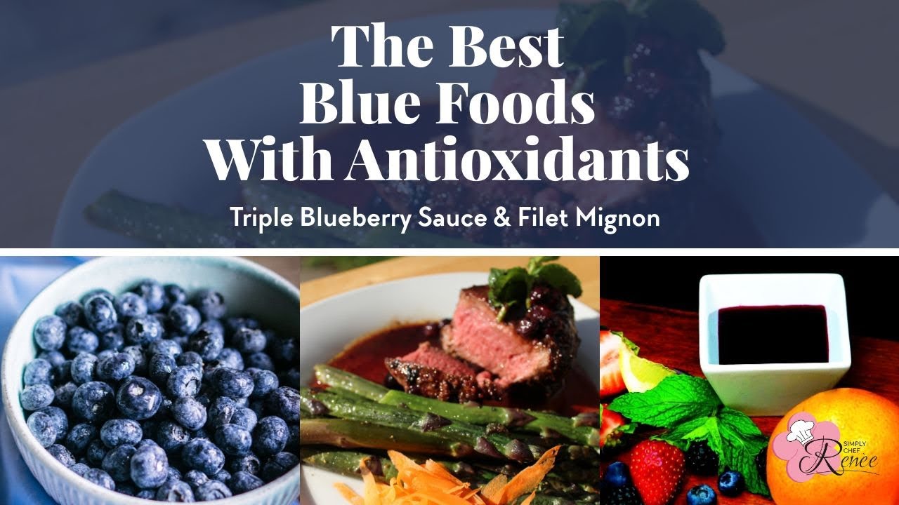 Blue Foods -Blueberries Antioxidants- Triple Blueberry Sauce Recipe