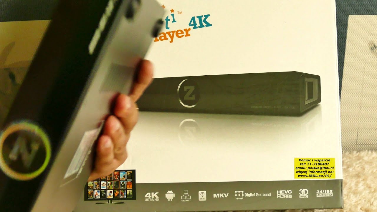 Zappiti Player 4K Ultra HD  3D TV part.1