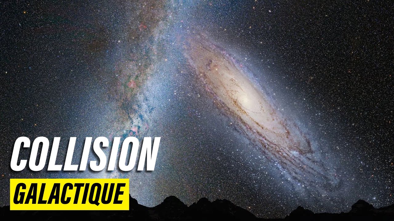 La Voie Lact&eacute;e contre Androm&egrave;de Une collision galactique en pr&eacute;paration
