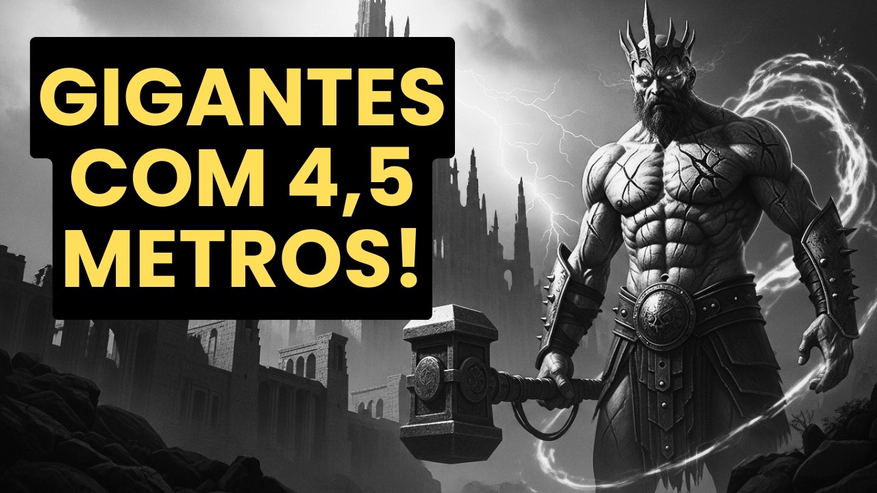 GOLIAS tinha IRMÃOS ainda MAIORES! A Linhagem MALDITA dos Gigantes e Como Deus os EXTERMINOU!
