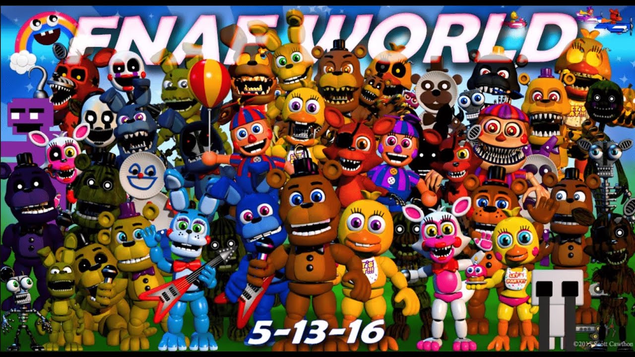 FNAF WORLD Gameplay Steam Version - No Commentary Part 1