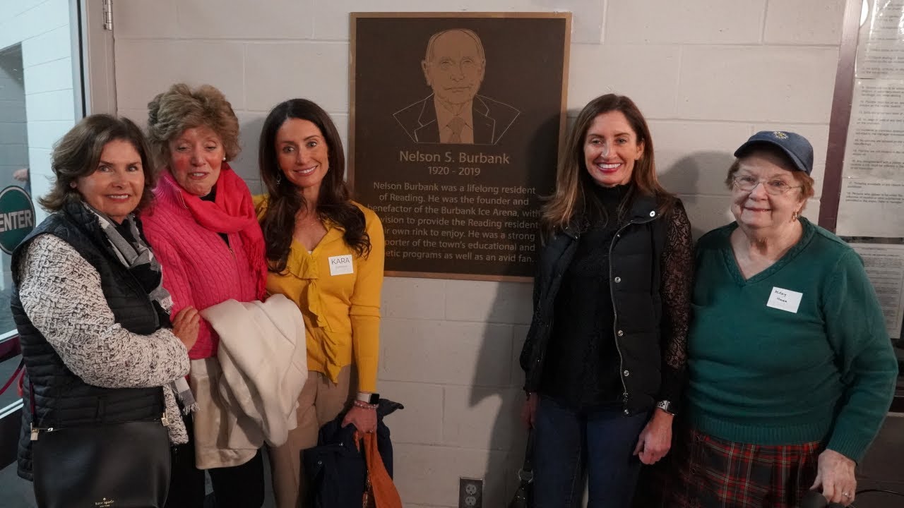 ⛸ Nelson S. Burbank Day; Plaque unveiling at the Burbank Ice Arena in Reading, Massachusetts