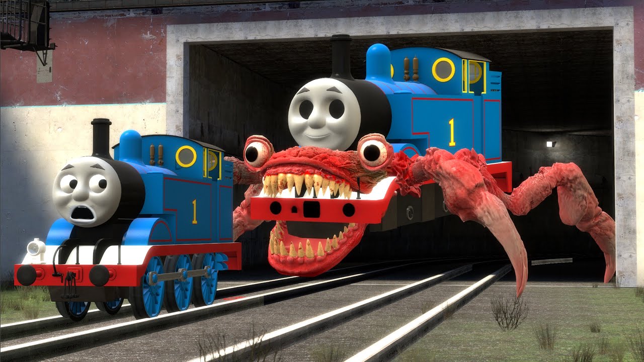 Thomas and Secret - Cursed Thomas Tank Engine in Garry's Mod