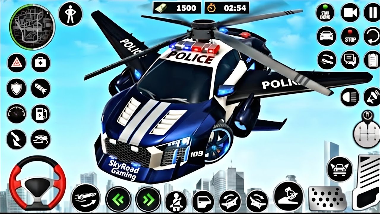Flight Car Adventure - Car Stunts Tracks Racing 3D - Android GamePlay