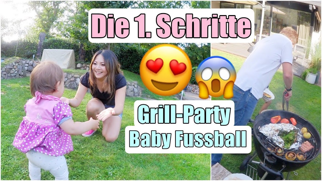Lili LÄUFT 😭 Live Reaktion von Mama! Babys 1. Schritte | Grill-Party zu Hause | XXL Vlog Mamiseelen