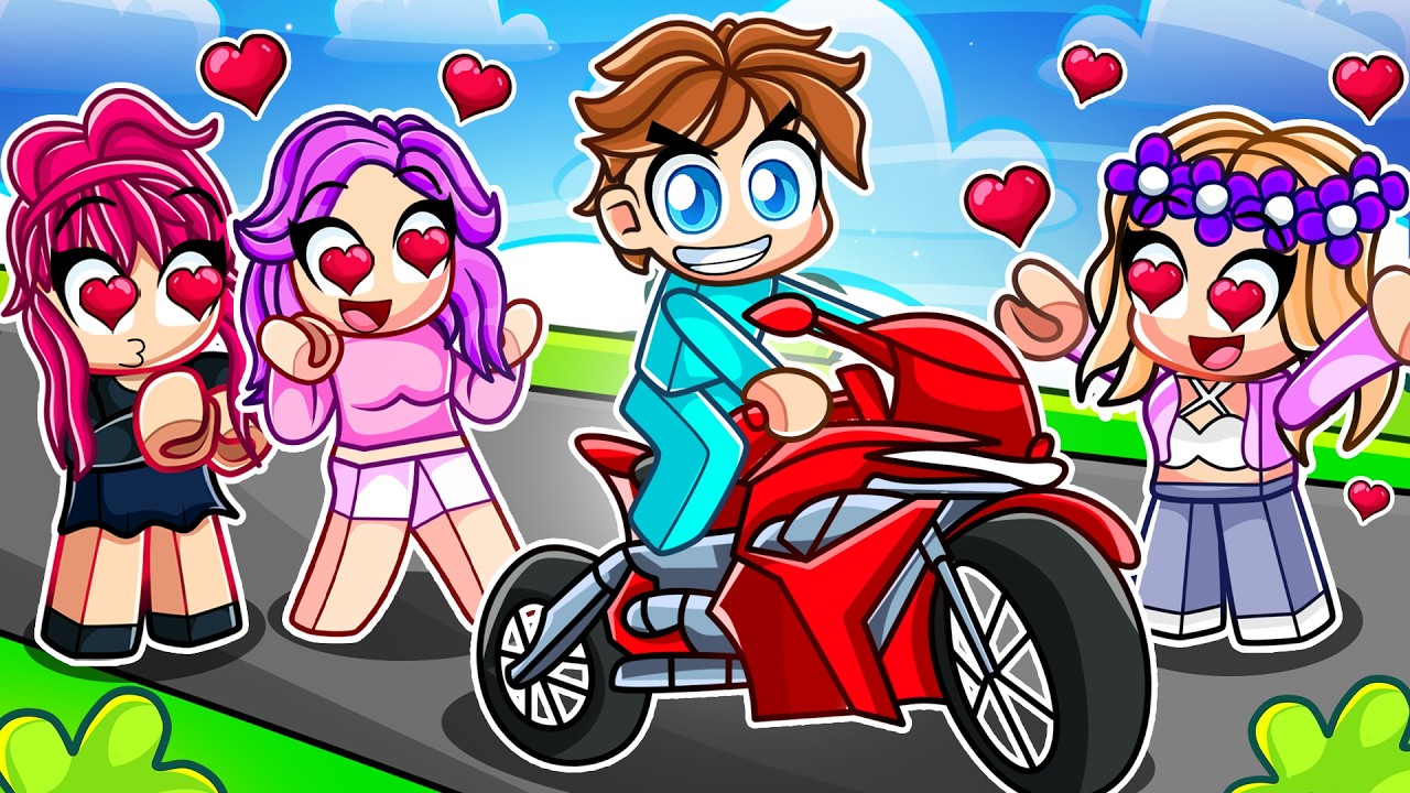 Rizzing Girls With the FASTEST MOTORCYCLE in Roblox Driving Empire!