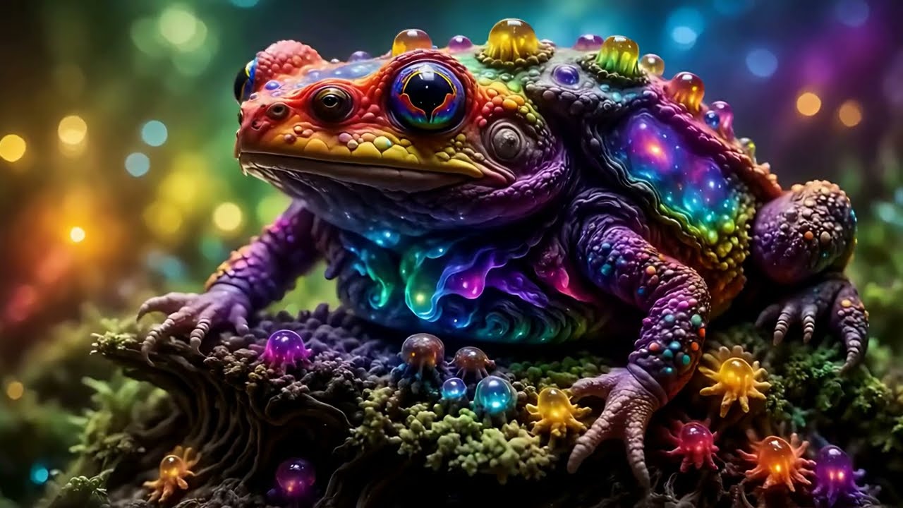 AI Manifest: Psychedelic Mind-Melting Amalgamation - Trippy Multiverse [4K Visualizer] [1 Hour]