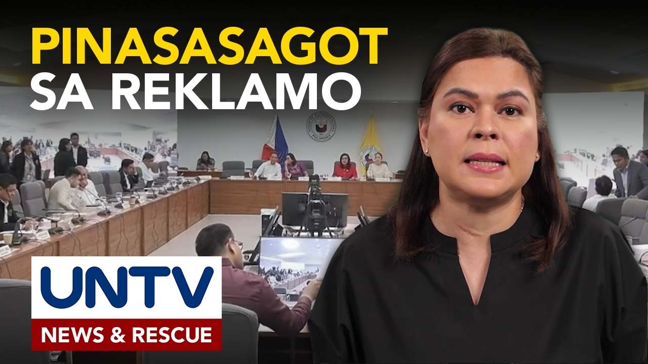 Kampo ni VP Sara, pinasasagot sa impeachment complaints sa loob ng sampung araw