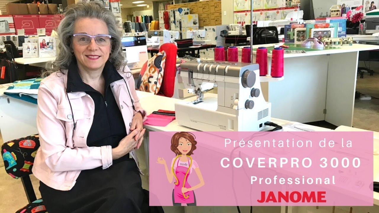 Présentation de la COVERPRO 3000 Professional de Janome!