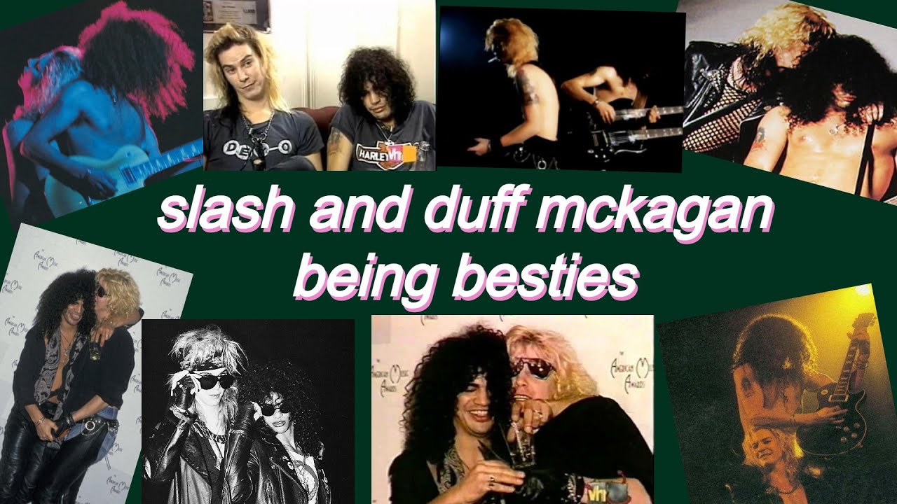 slash and duff mckagan being besties
