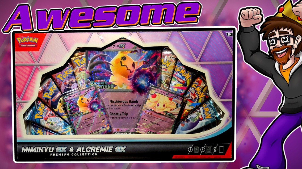 The Mimikyu ex & Alcremie ex Premium Collection Box Has Great Variety!!