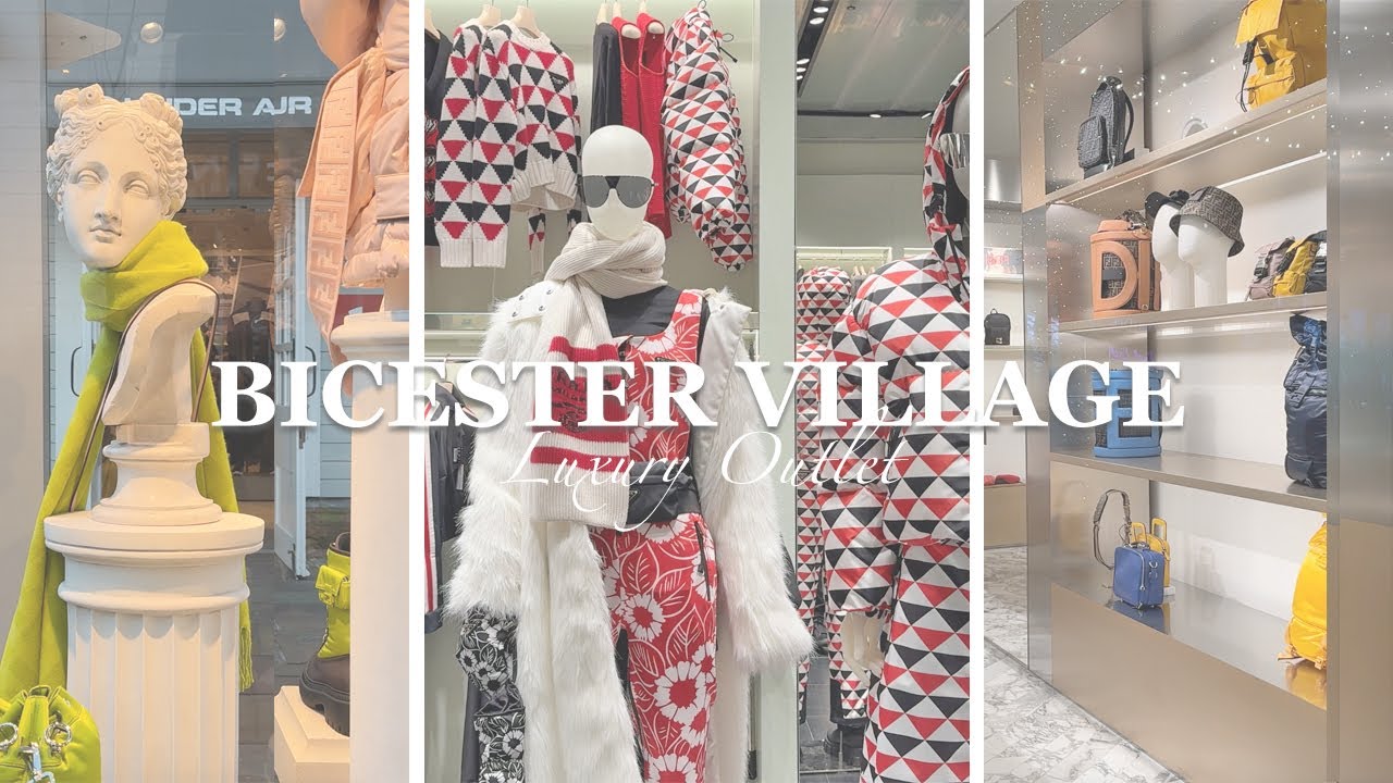 New at BICESTER VILLAGE luxury designer outlet | Shopping FENDI Loewe PRADA Versace GUCCI Dior YSL