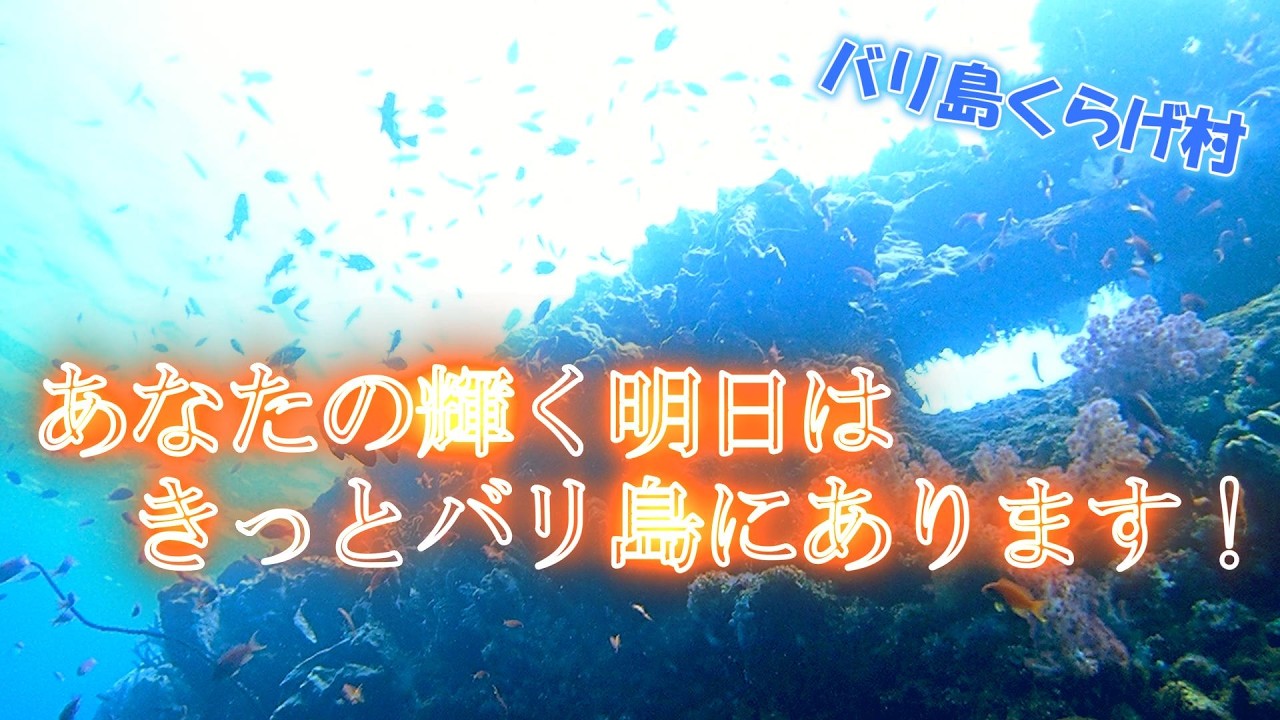 【バリ島ダイビング＆シュノーケリング】あなたの輝く明日は、きっとバリ島にあります！「Shining Tomorrow」