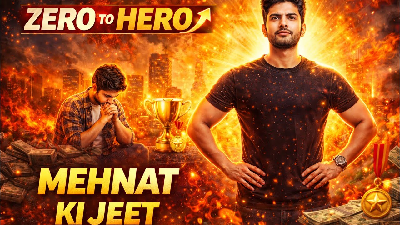 Zero To Hero 🔥 मेहनत की जीत | Success Motivation Hindi | Hard Work Never Fails #song #viral #shorts 