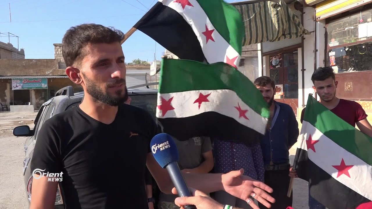 أهالي بلدة الجينة غرب حلب يؤكدون ثباتهم على مبادئ الثورة