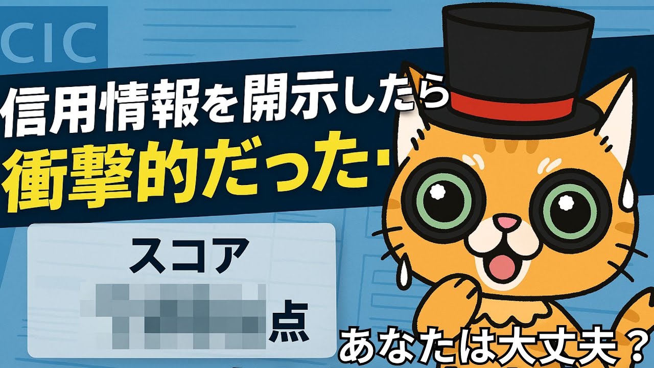 【信用情報】CIC『クレジット・ガイダンス』開示してみた結果…！