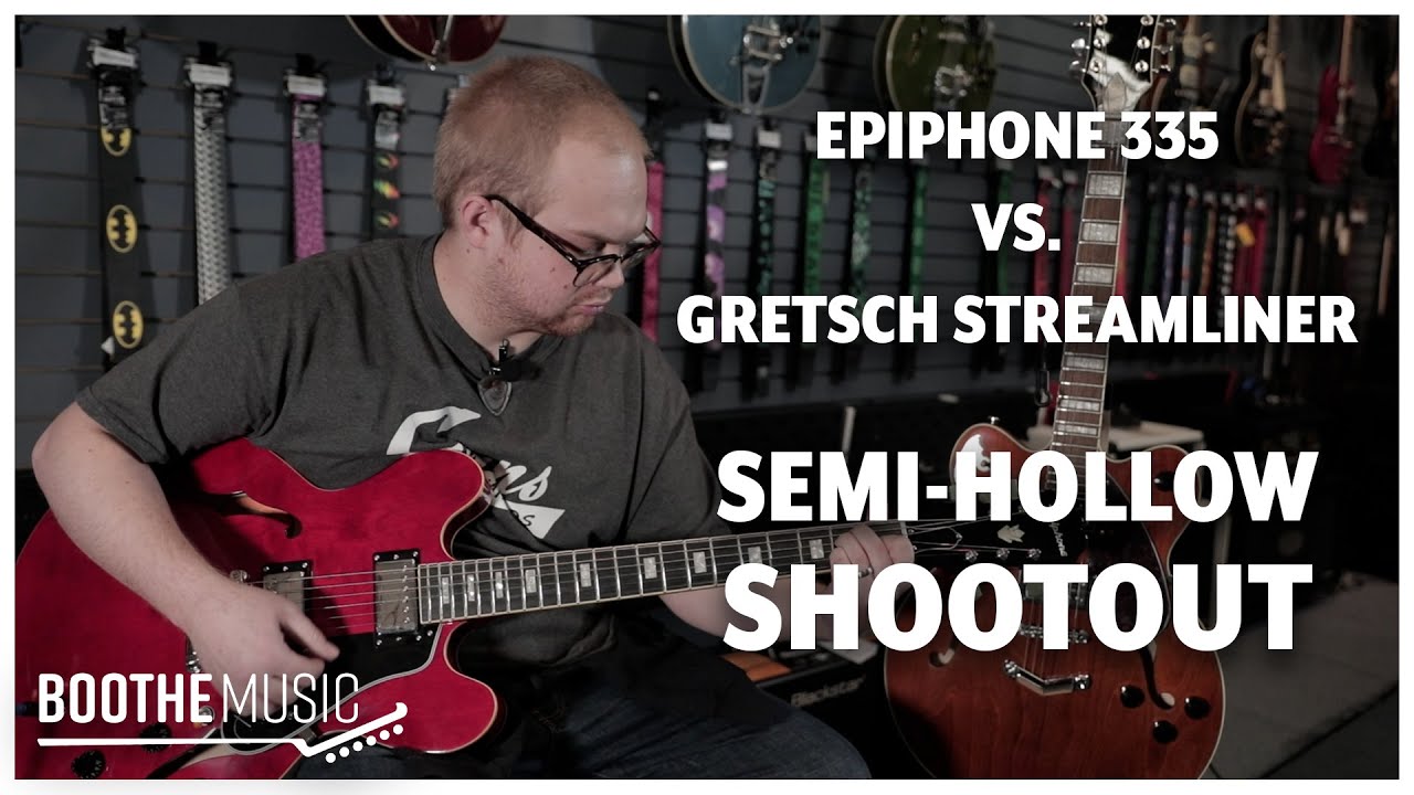 Epiphone 335 vs. Gretsch Streamliner - Guitar Shootout