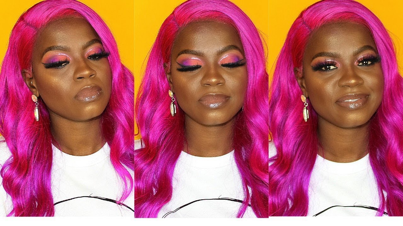GRWM: SOFT MATT EYESHADOW LOOK| GLAMBYMIMA|FEAT TIMABEAUTIES HAIR