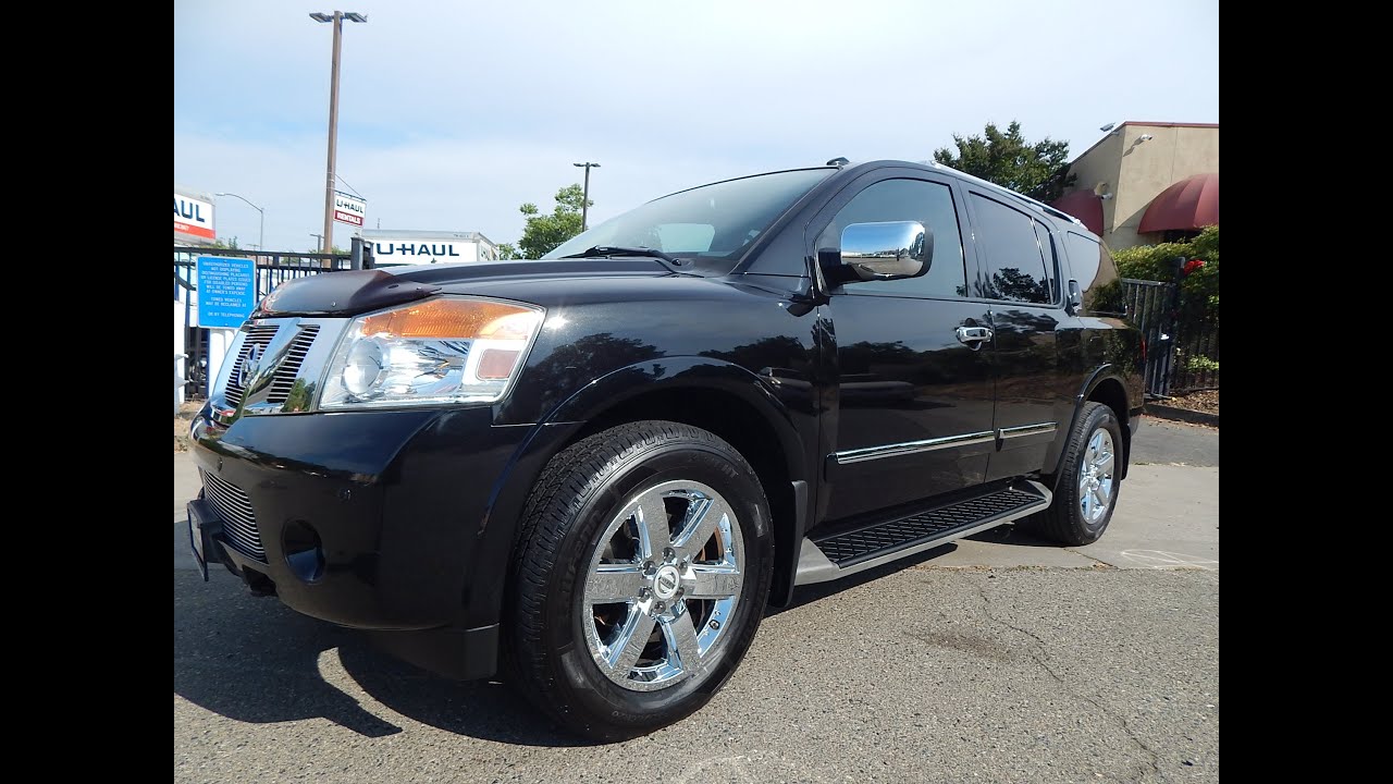 2010 Nissan Armada Platinum 4x4 in depth walk around video review!