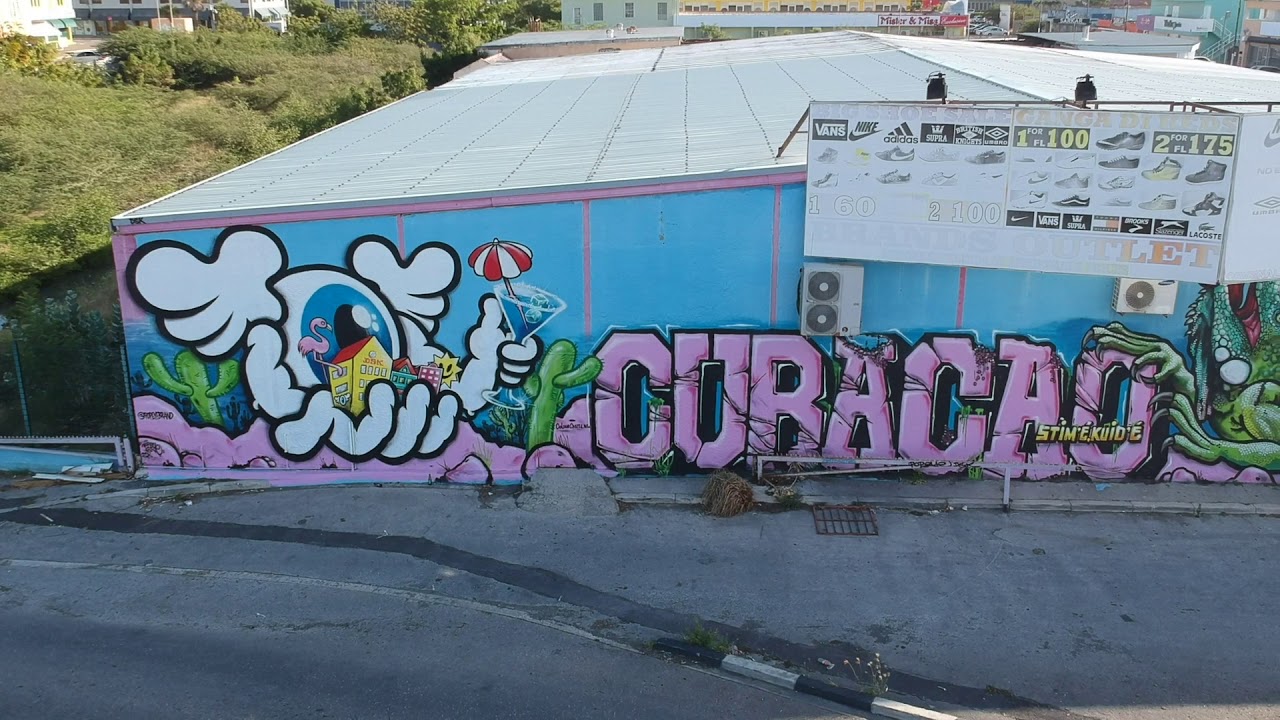 Curacao graffiti street art kbtr pop eye colour castle 2020
