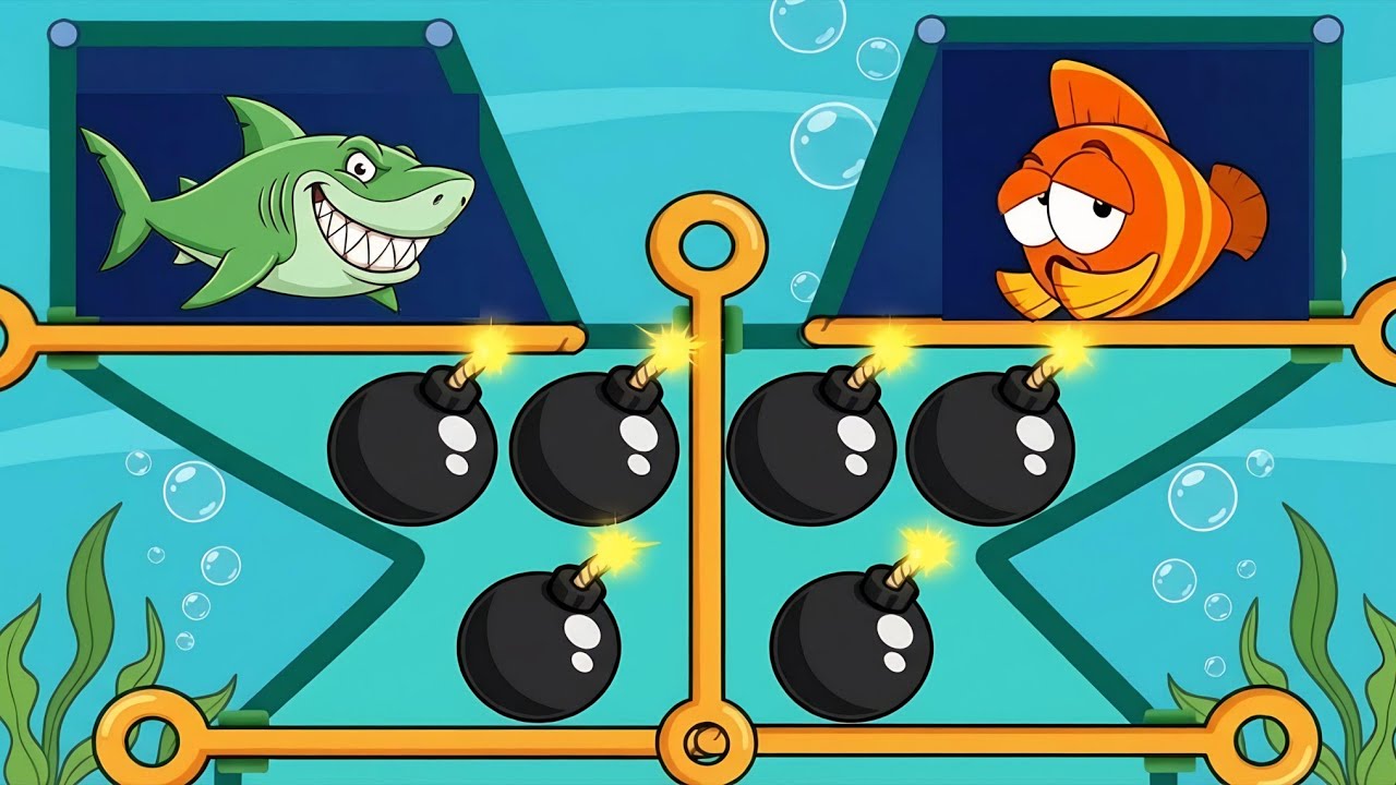 Fish Rescue Game | Pull The Pin | Can You Survive This Fish ? | iOS & Android Gameplay | Part 2