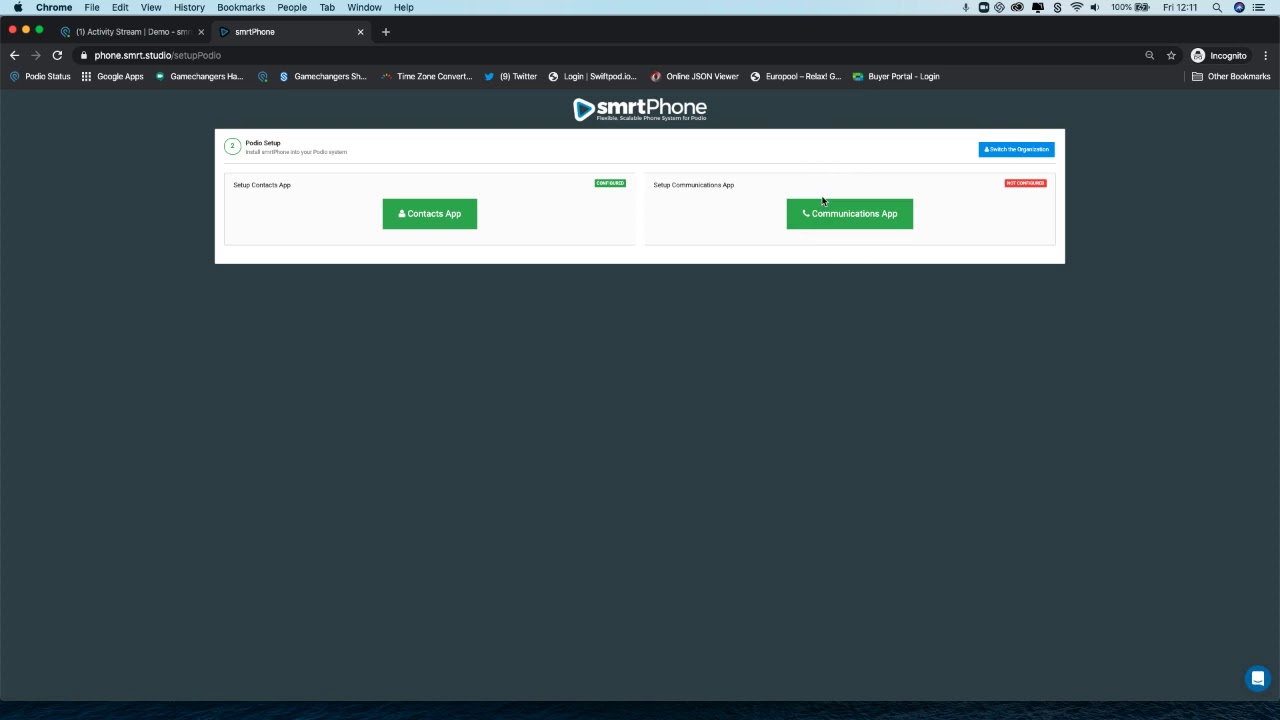 How to set up a smrtPhone Trial