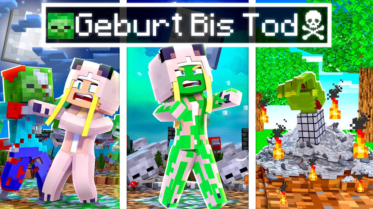 GEBURT bis TOD als ZOMBIE! ✿ Minecraft [Deutsch/HD]