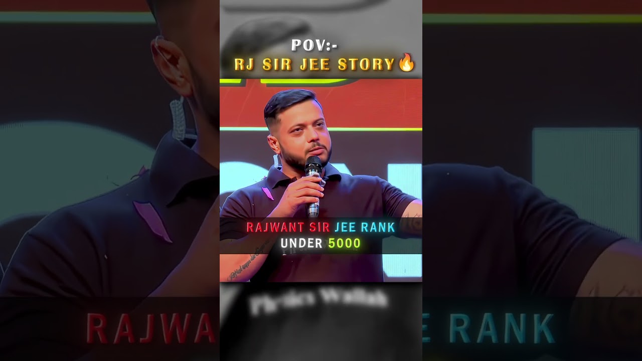 Rajwant Sir JEE Story😳🛐#jeewallah #shorts #pw #physicswallah