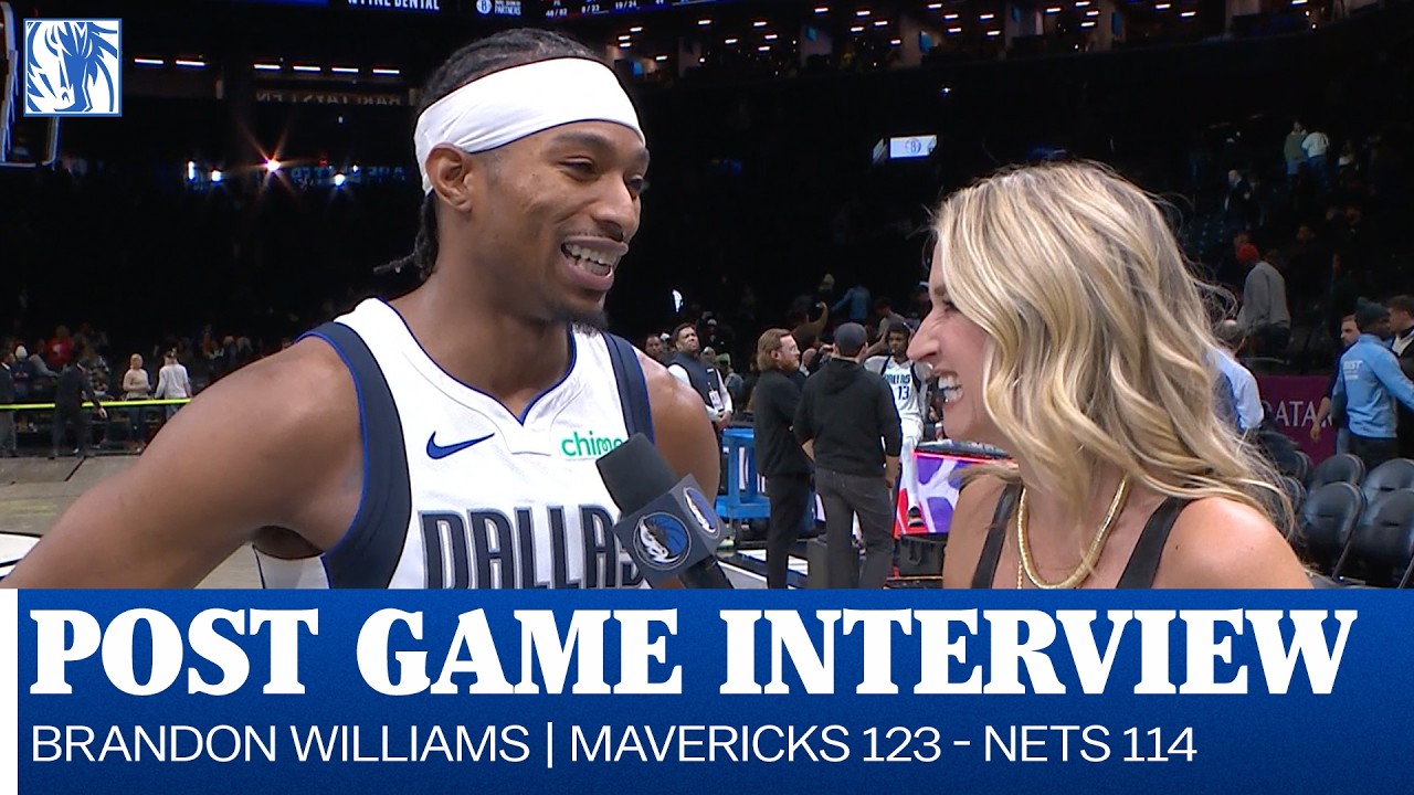 Brandon Williams Post Game Interview at Brooklyn Nets | February 24, 2026