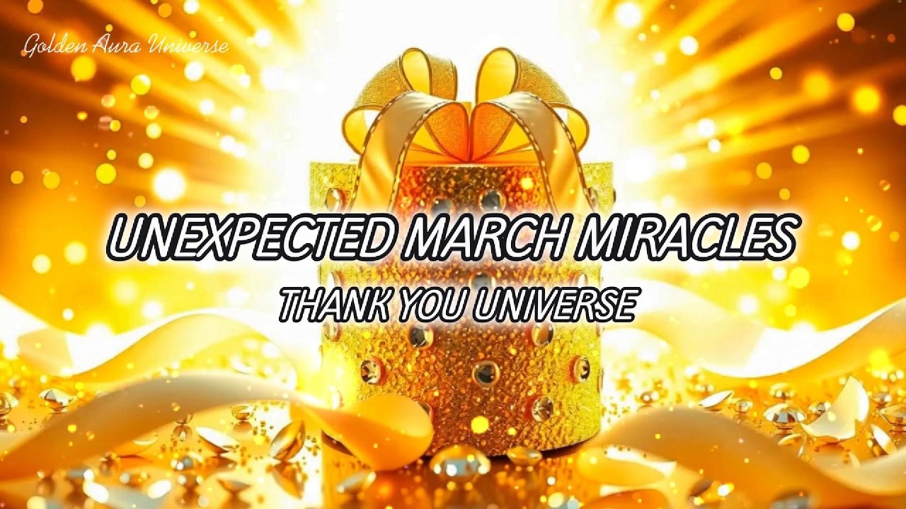March Is Bringing You Unexpected Miracles - 528Hz Miracle Frequency - Thank You, Universe
