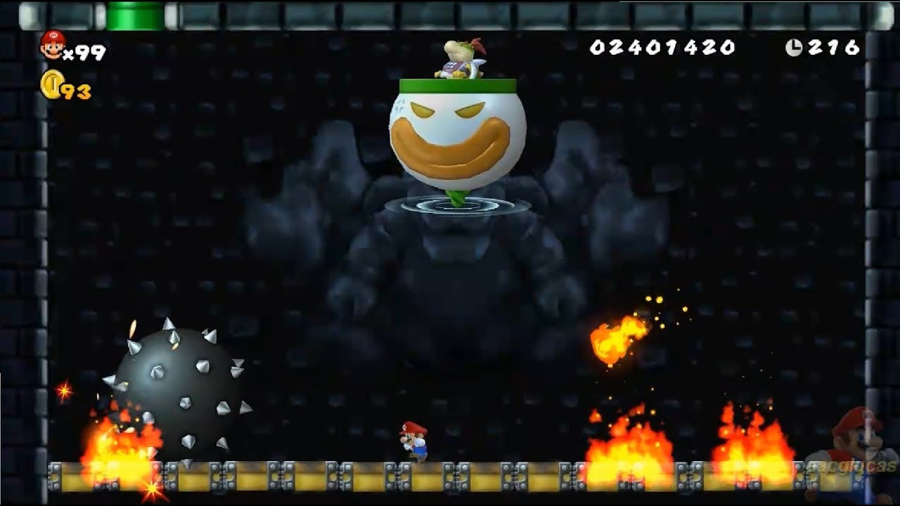 Newer Super Mario World U 100% World 7