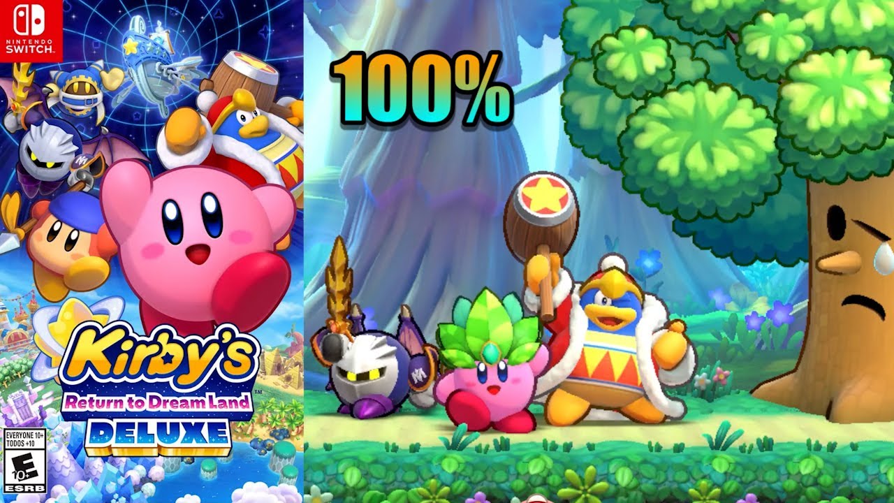 Kirby Return To Dreamland: Deluxe (Co-op) [88] 100% Switch Longplay