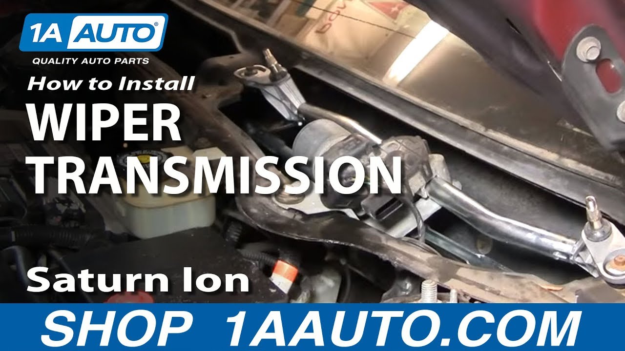 How To Replace Windshield Wiper Transmission 03-07 Saturn Ion