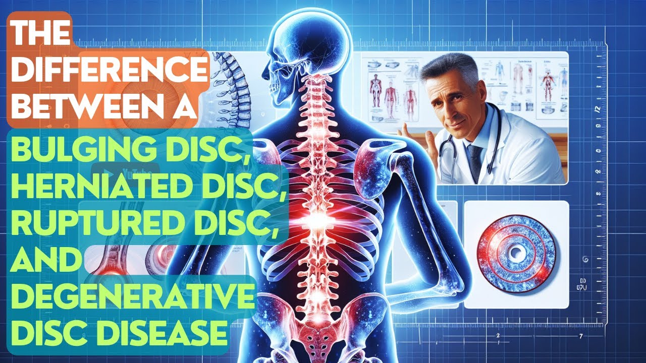 The Difference Between A Bulging Disc, Herniated Disc, Ruptured Disc, And Degenerative Disc Disease