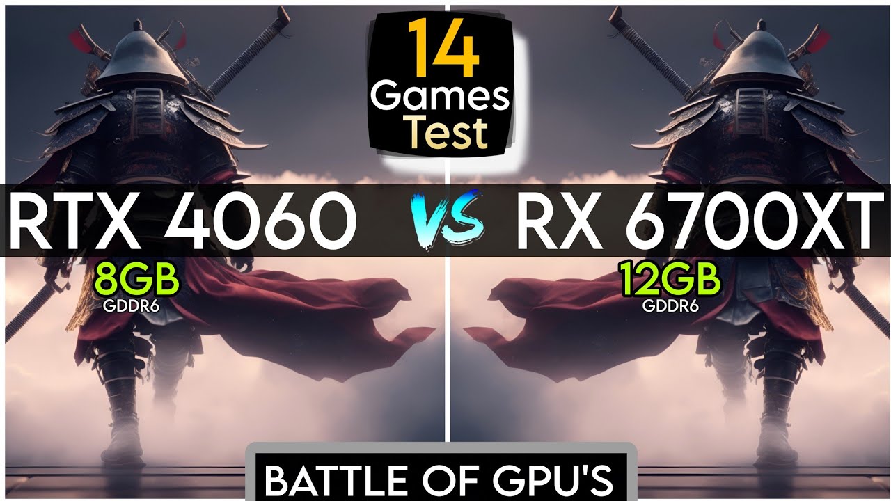 RTX 4060 vs RX 6700 XT - Test In 14 Games - Battle Of Two Great Gpu's !