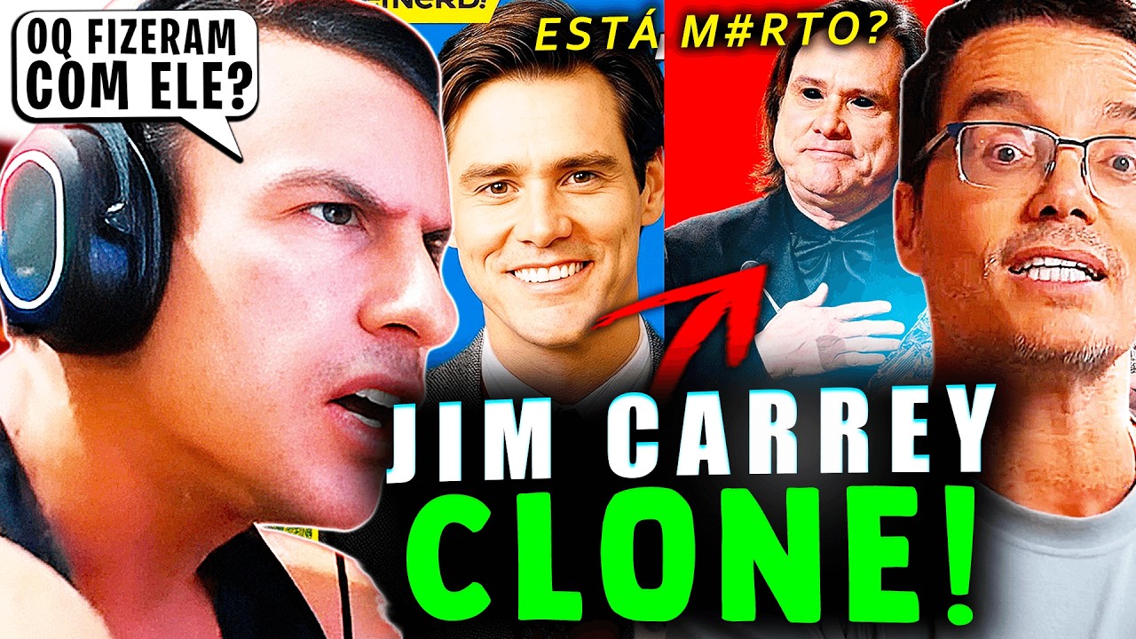 SUPER XANDÃO REAGINDO - MEU DEUS! JIM CARREY FOI SUBSTITUÍDO | EPSTEIN CLONE? EI NERD