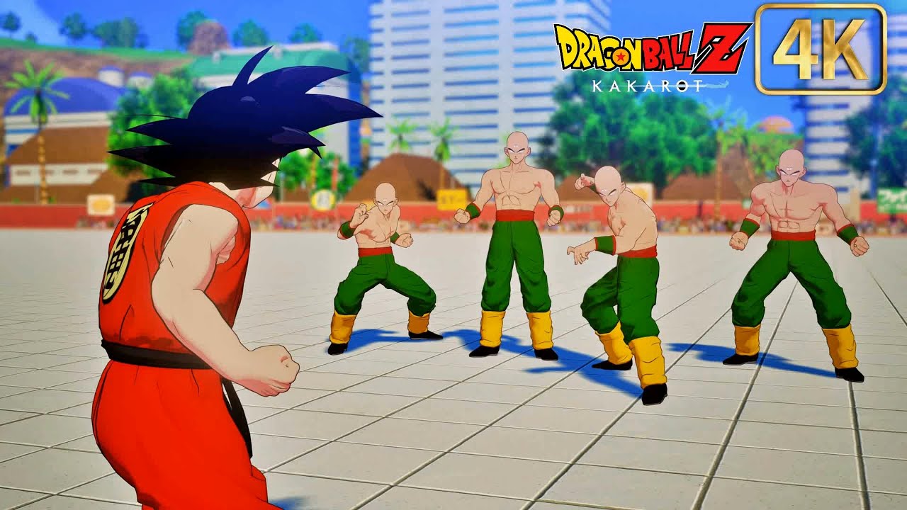 Dragon Ball Z Kakarot DLC 5 — Гоку против Тьена 4K 60FPS