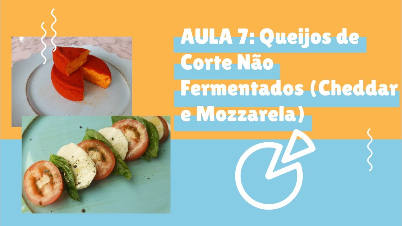 AULA 7 - CURSO DE QUEIJOS VEGANOS: Queijos de Corte RÁPIDOS (Mussarela Fresca + Cheddar)