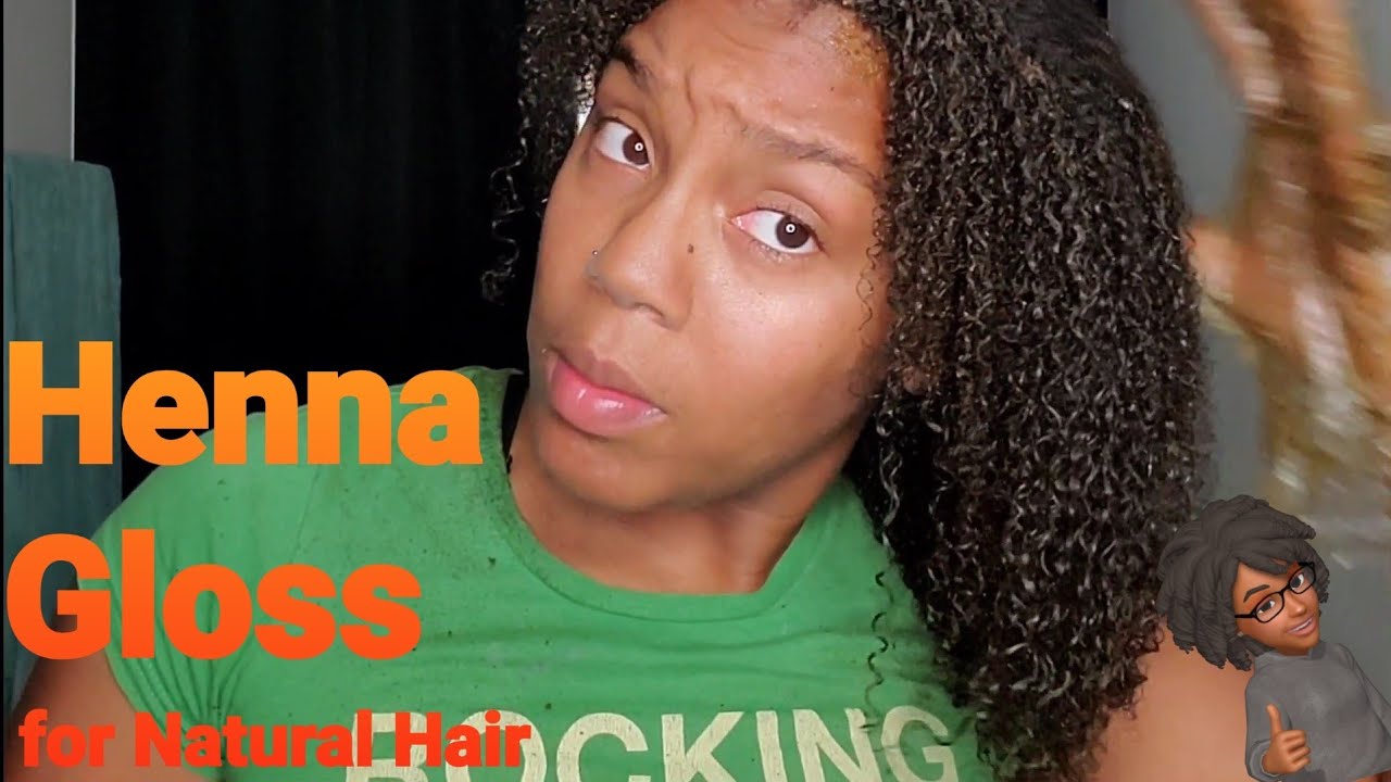 MOISTURIZING HENNA GLOSS TREATMENT for Natural Hair