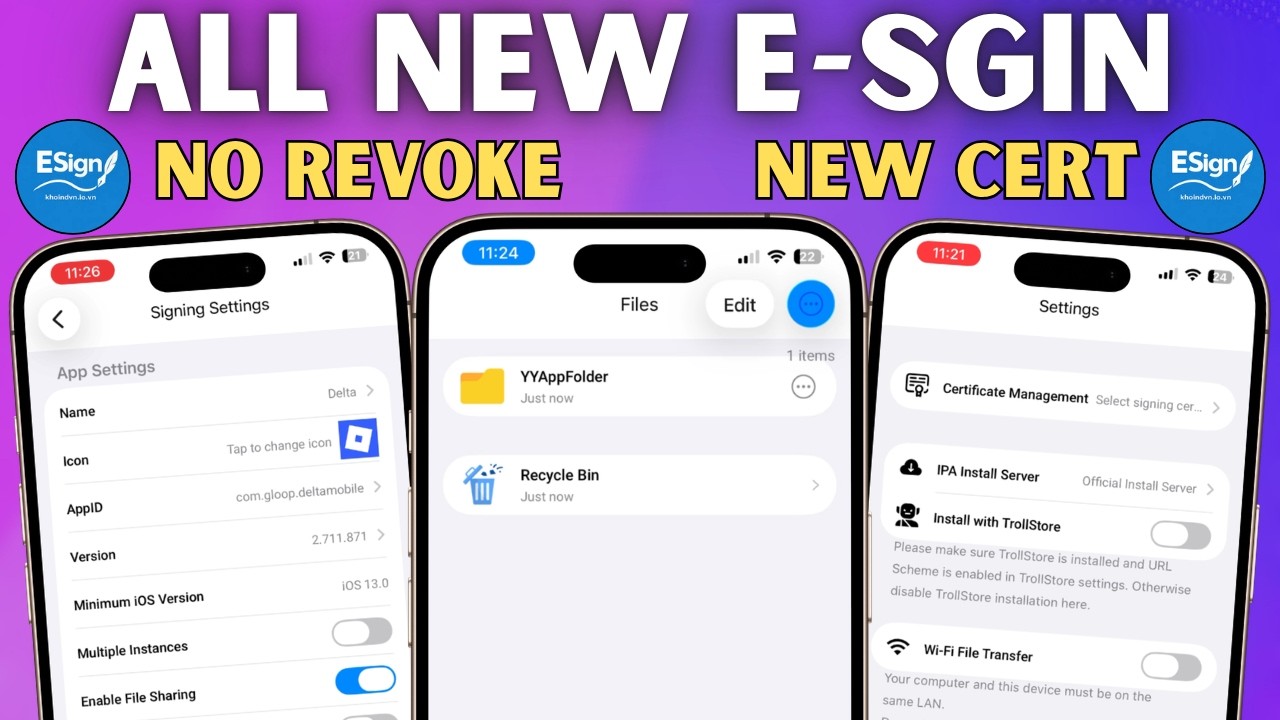Новое руководство по ESign для iOS | Новый сертификат, новый интерфейс, без аннулирования | Устан...