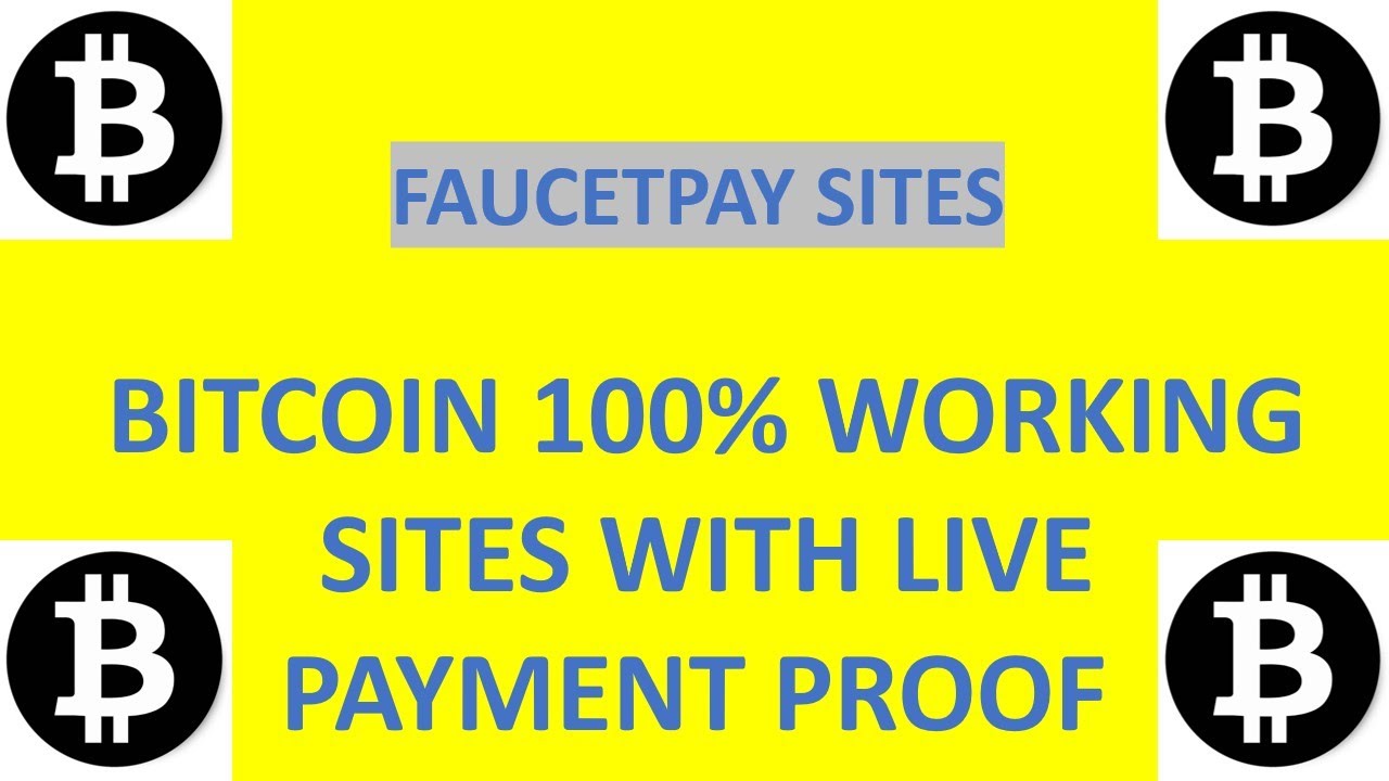 Top 100% LIVE PAYMENT PROOFS of Bitcoin Faucet Sites