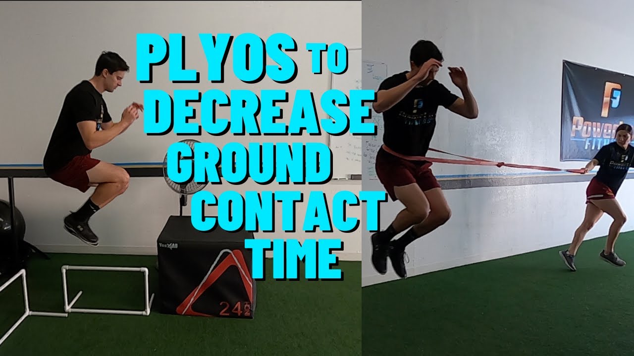 Plyometrics To Decrease Ground Contact Time || Amortization Phase Plyometric Training