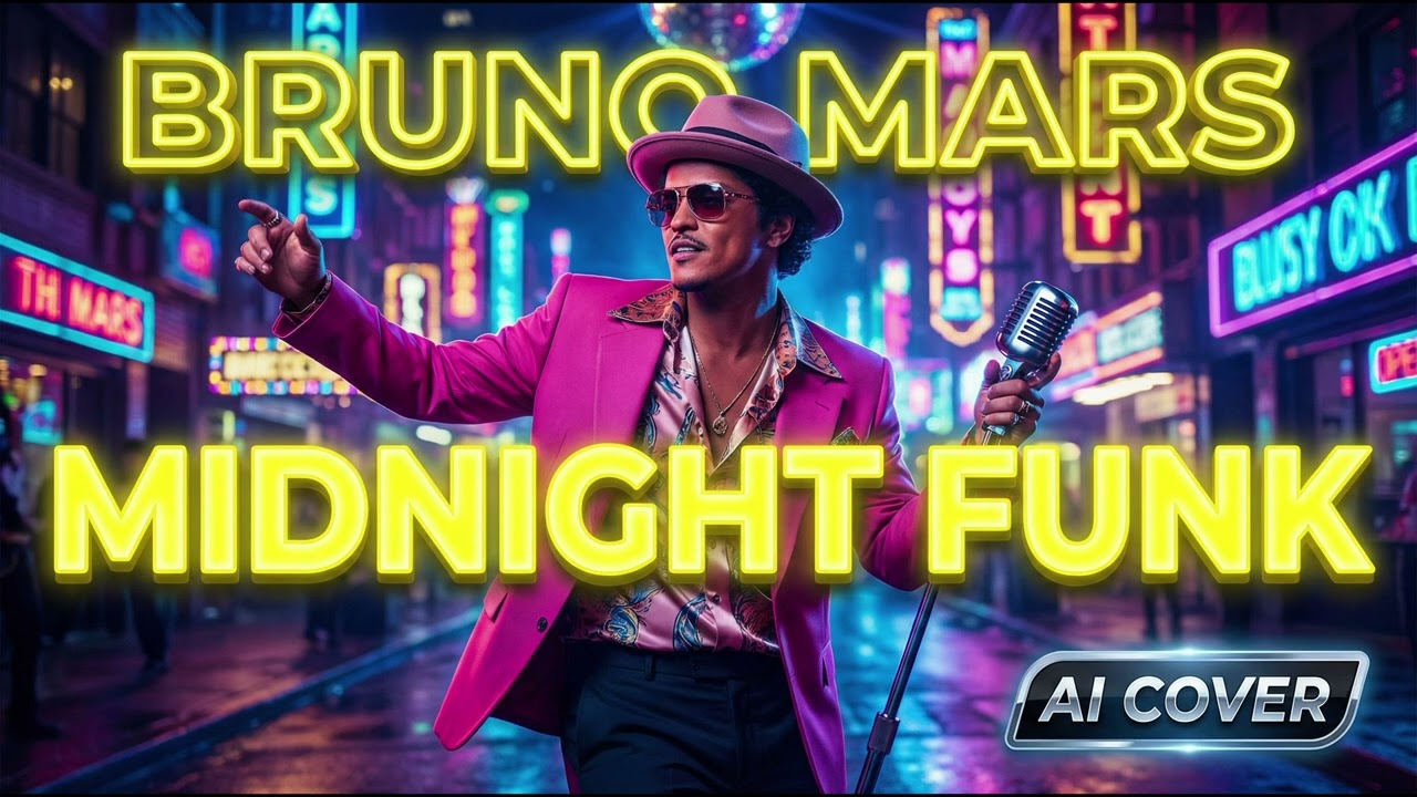 Bruno Mars   Midnight Funk Uptown Funk AI Cover | NEW 2026 FUNK