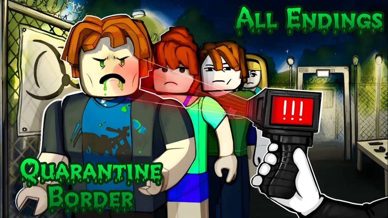 Roblox - Quarantine Border [Horror] Gameplay [Full Walkthrough & All Endings]