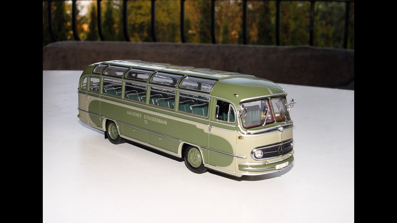 MERCEDES BENZ O 321 H, BUS - 1957   'AACHENER STRASSENBAHN' - Minichamps 1:43