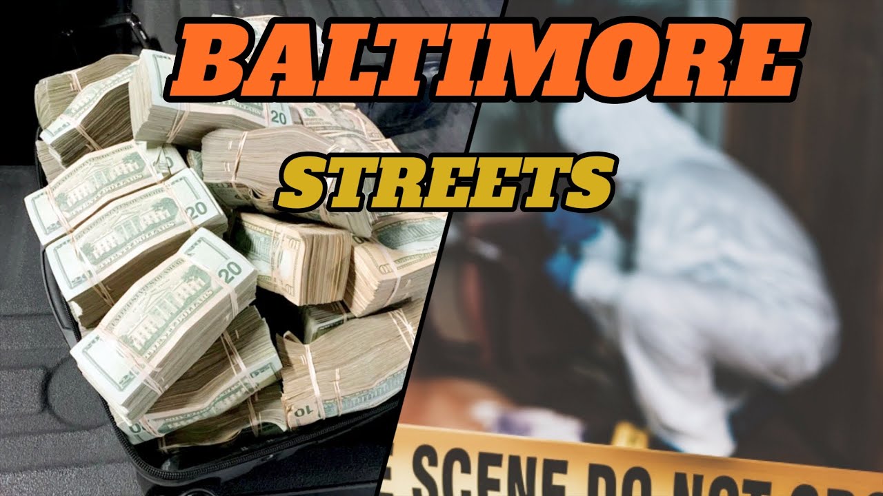BALTIMORE STREETS THE MOST DANGEROUS IN THE WORLD MONEY & K!LL!NG 📍