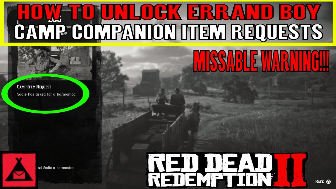Red Dead Redemption 2 Трофей / Достижение МАЛЬЧИК НА ПОСЫЛКЕ - Места запроса предметов - ВНИМАНИЕ...